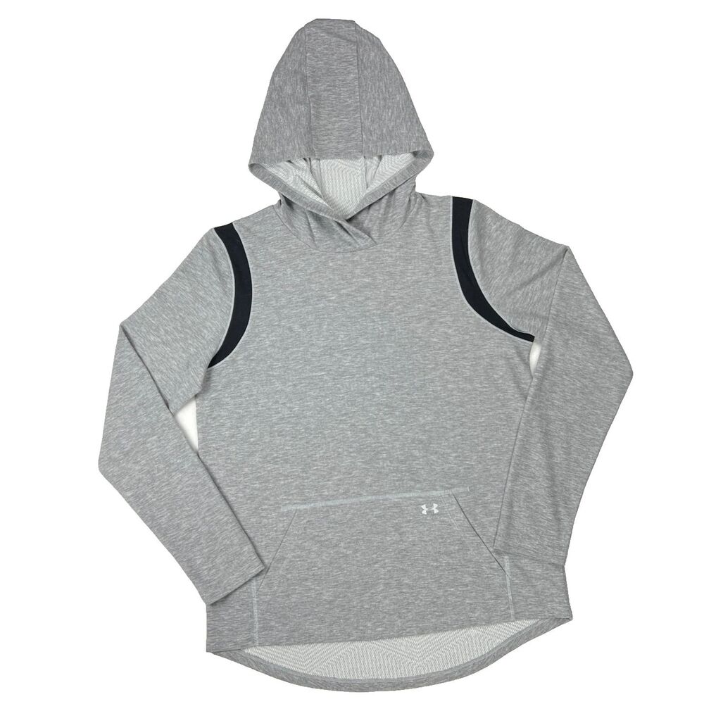 Under Armour Coldgear Infrared  Loose Layer Hoodie Gray Black Long Sleeve Medium